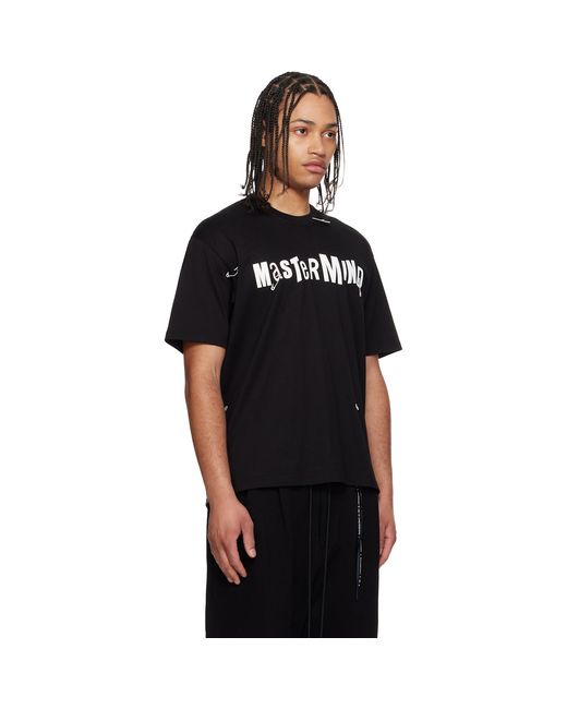 Mastermind Japan Black Safety Pin T-Shirt for men