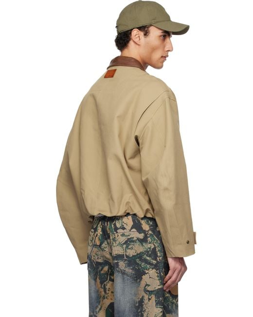 メンズ Acne Studios ベージュ ツイル ジャケット ナチュラル | Lyst