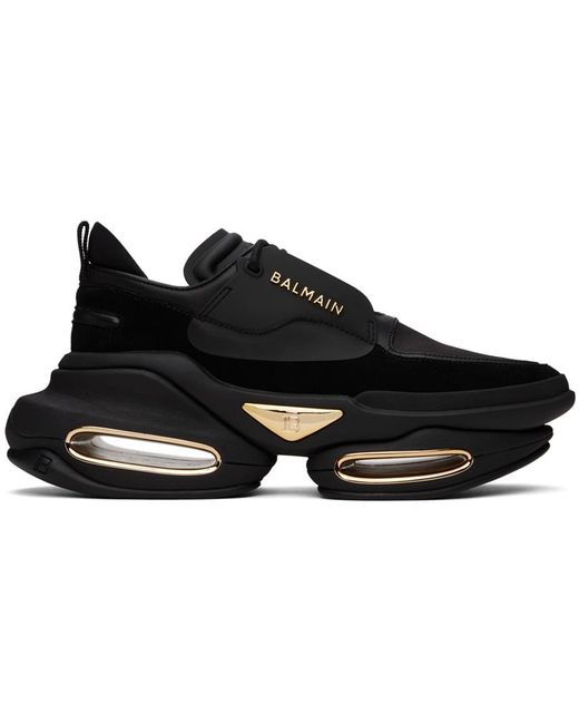 Balmain Black B-bold Sneakers for men