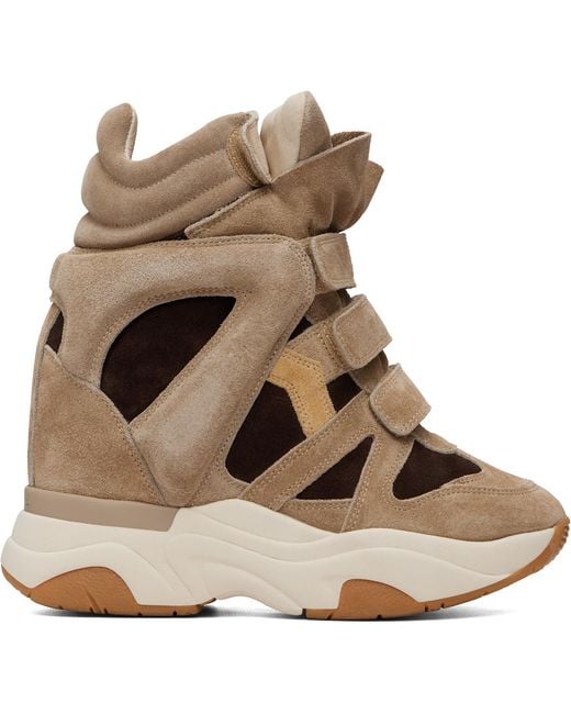 Isabel Marant Brown Balskee Sneakers