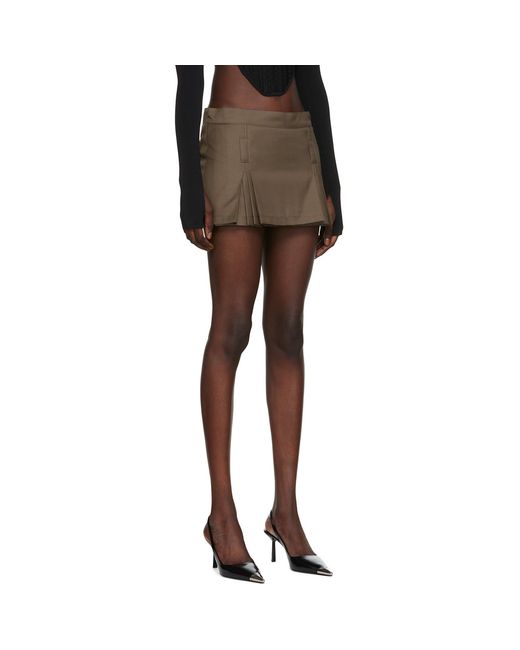 BONBOM Black Pleated Miniskirt