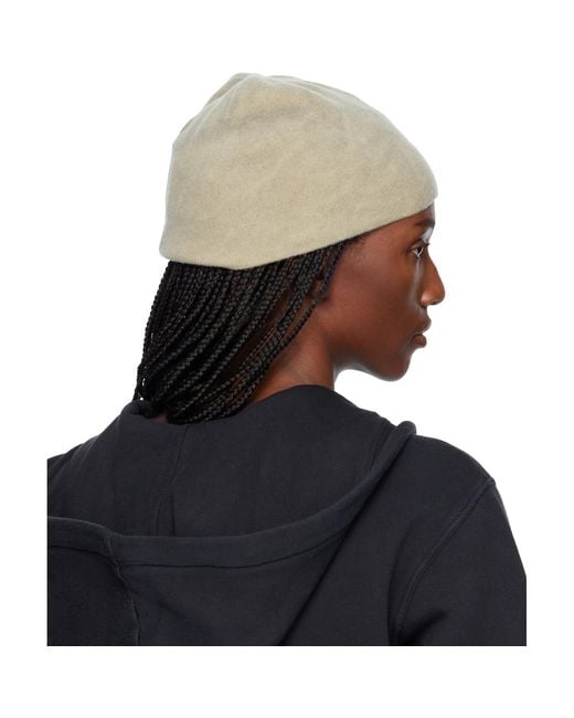 Our Legacy Blue Spray-Dyed Beanie