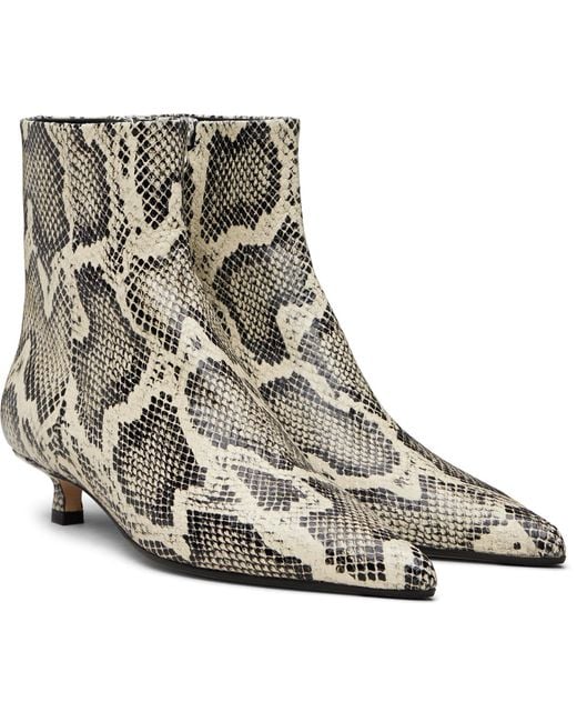 Aeyde Black Off- & Sofie Leather Ankle Boots