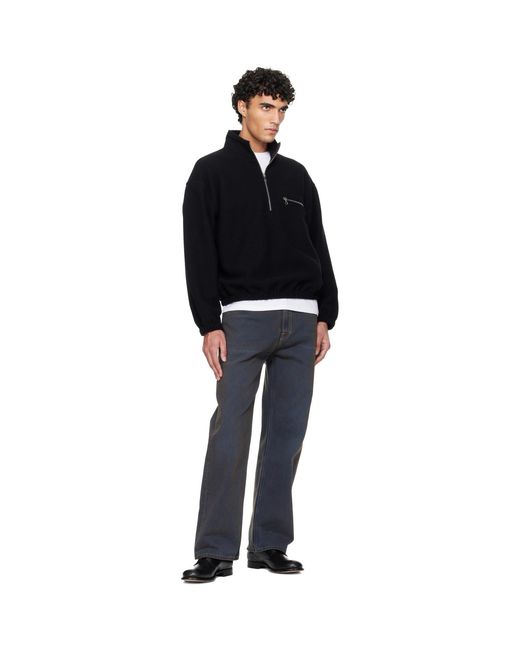 Pull Noir En Molleton Rier pour homme en coloris Black