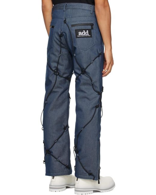 Who Decides War Blue Add Edition Padded Trousers for men