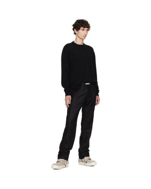 Rick Owens Black Tower Kurdt Trousers for men