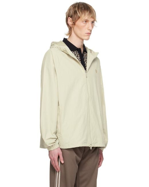 Fred Perry Natural Embroidered Jacket for men