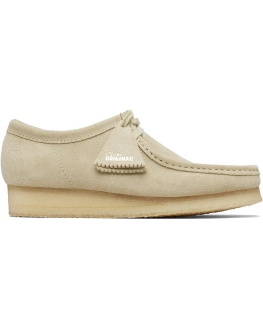 Clarks Black Wallabee Derbys for men