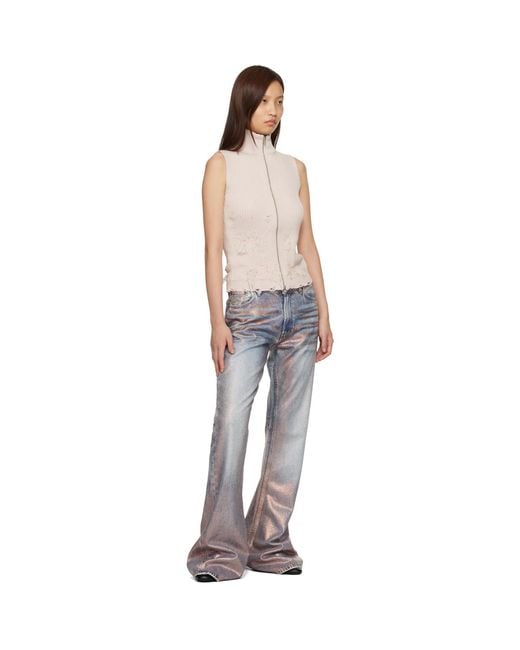 Acne White Fitted 2025F Jeans