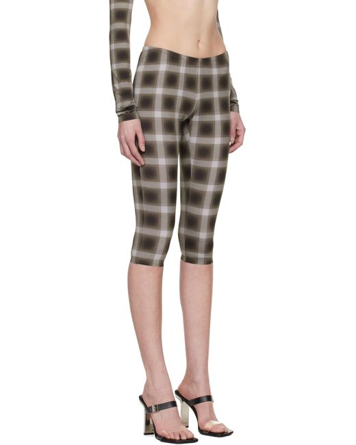 Legging De Style Capri Rétro Brun Édition Miss Sixty Mowalola en coloris Black