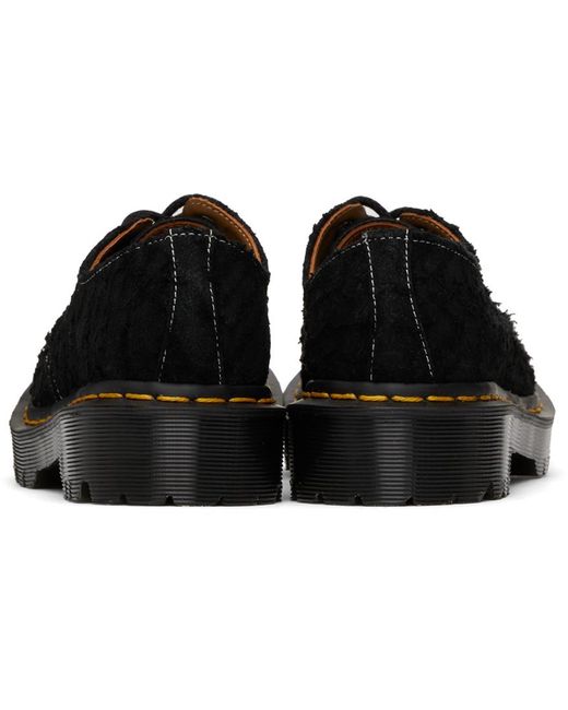 Chaussures oxford 1461 noires en suède à semelle bex Dr. Martens en coloris Black
