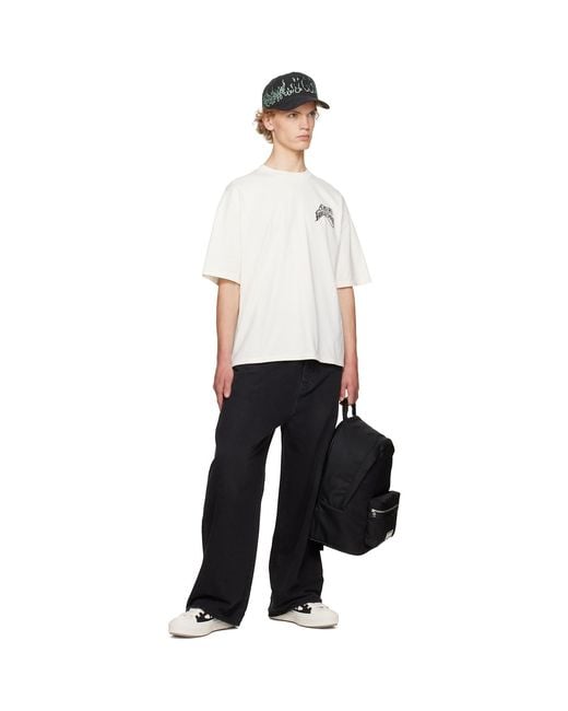Amiri Black Logo Patch Nylon Backpack for men