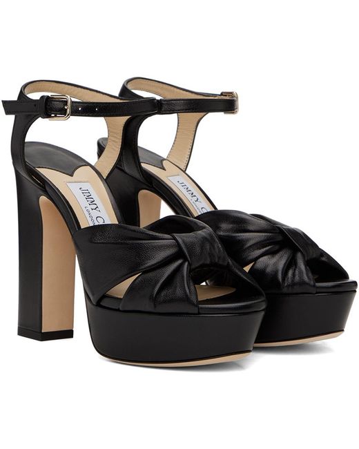 Sandales À Talon Bottier Heloise 120 Noires Jimmy Choo en coloris Black