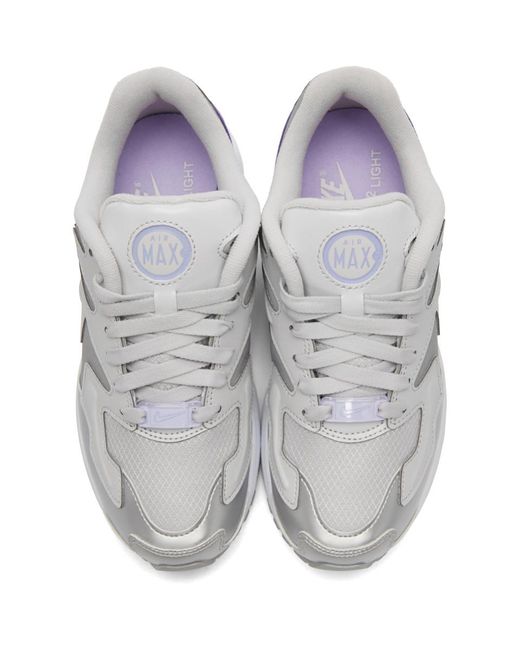 grey and purple air max