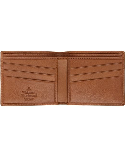 Vivienne Westwood Brown Billfold Wallet for men