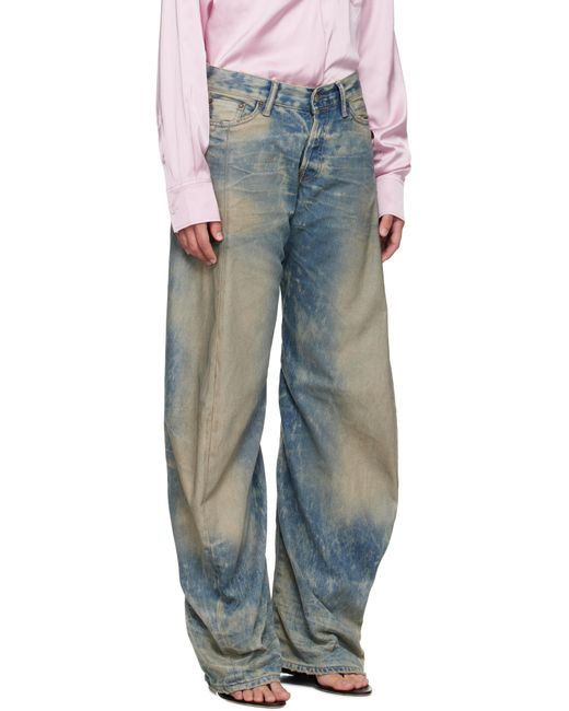 Acne ブルー 2006F ルーズフィット ジーンズ Blue