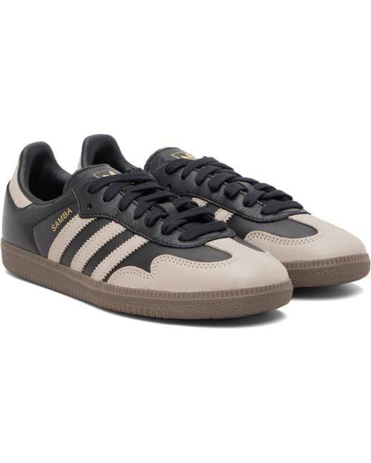 Adidas Originals Black Samba Og Sneakers for men