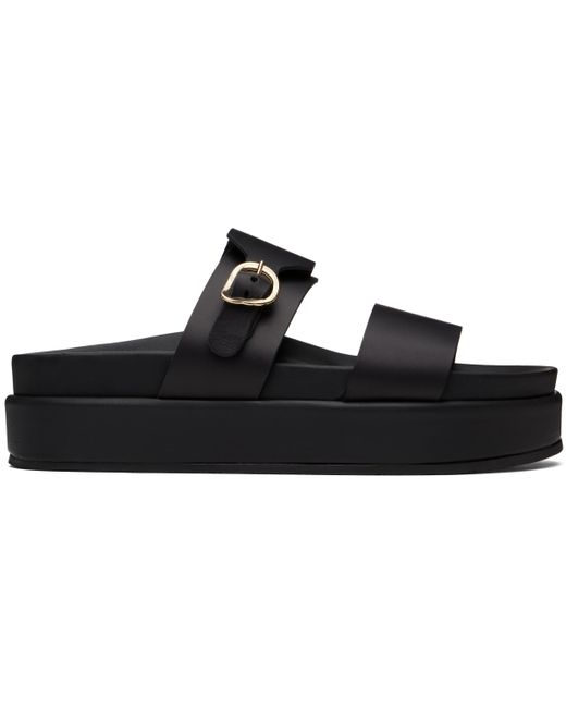 Ancient Greek Sandals ブラック Latria 2Flatform サンダル Black