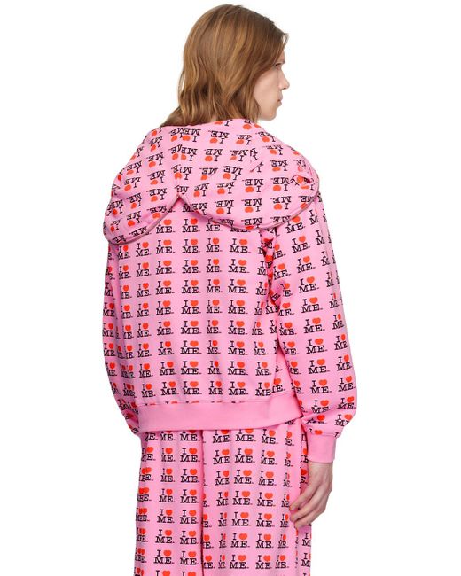 Ashley Williams 'I Heart Me' Butterfly Hoodie in Red for Men Ashley Williams 'I Heart Me' Butterfly Hoodie in Red for Men