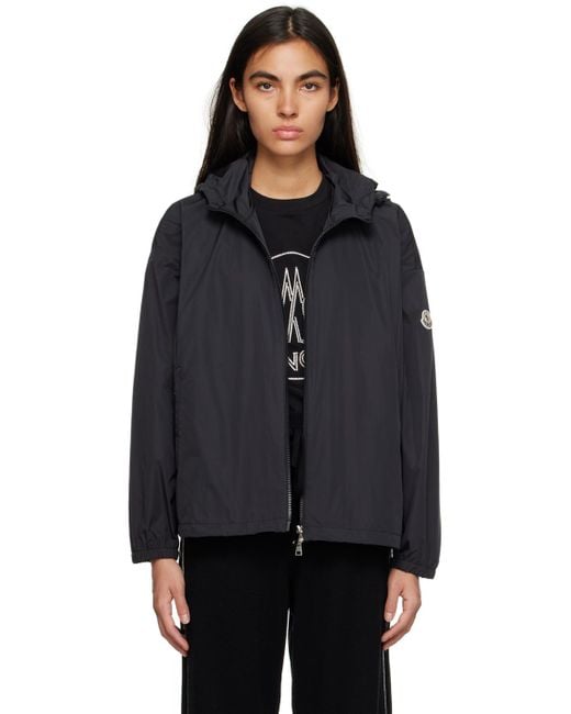Moncler Black Tyx Rain Jacket