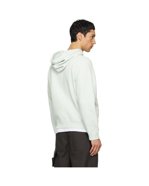 Courreges White Oversized Hoodie for men