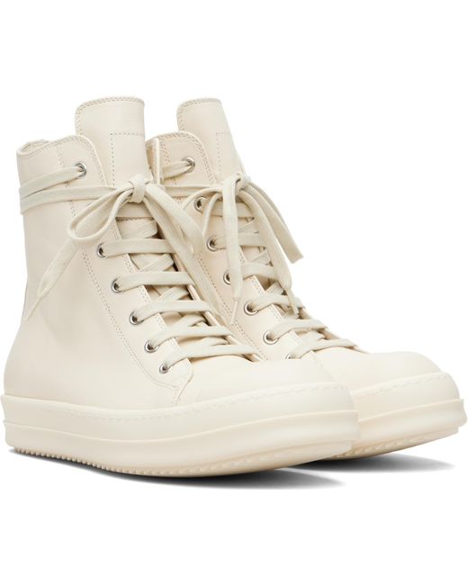 Rick Owens Black Off- Temple Sneakers for men