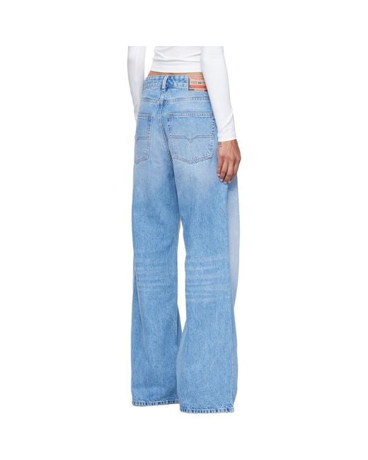 DIESEL Blue Relaxed Low Waist 1996 D-Sire Jeans