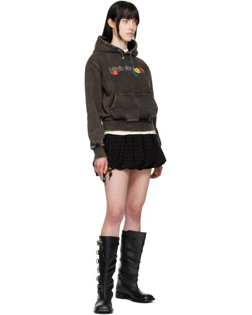 ANDERSSON BELL ブラック Frill Ballon ミニスカート Black