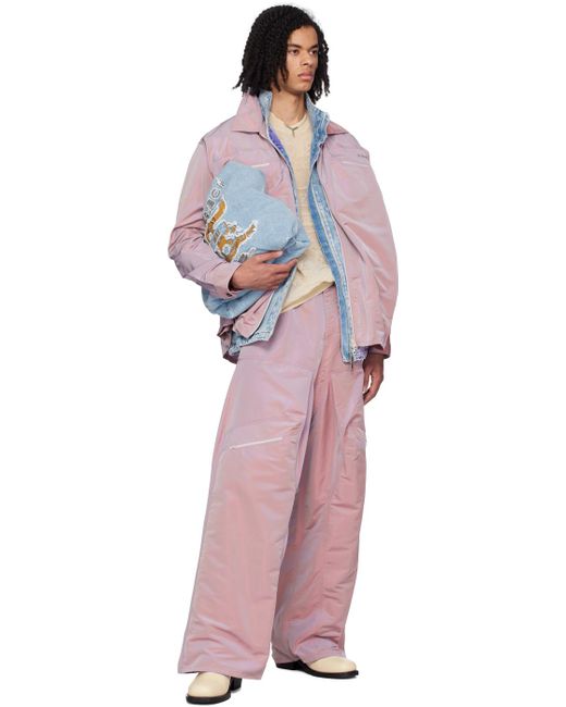 Pantalon mauve à fronces Y. Project pour homme en coloris Pink