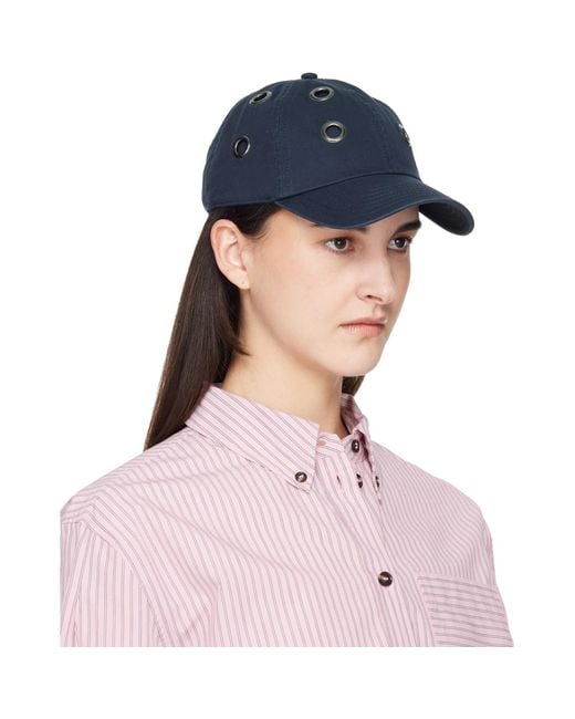 GIMAGUAS Blue Eyelets Cap