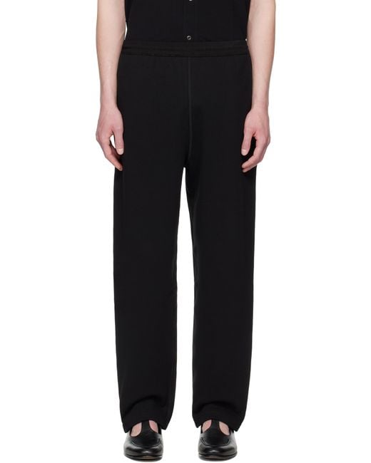 Lady White Men's Black Woven Wb Sweatpants