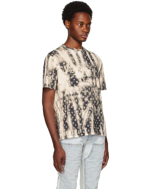 Amiri Multicolor Bleached Bandana T-shirt for men