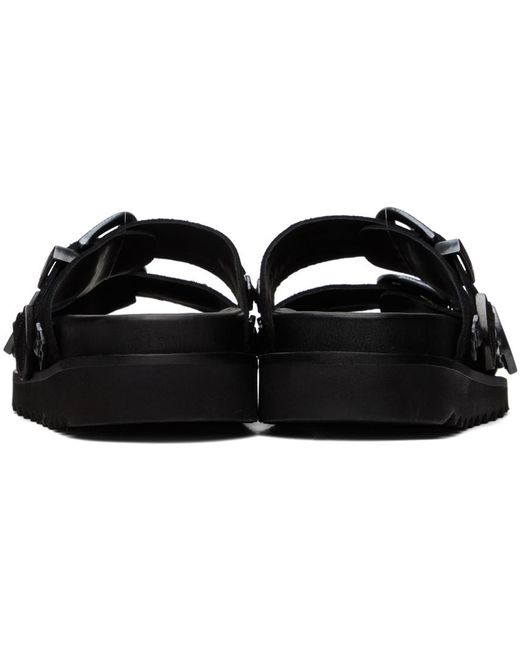 Toga Black Ssense Exclusive Sandals