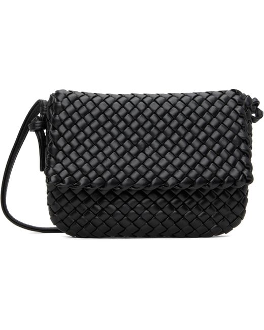 メンズ Bottega Veneta ブラック Cobble メッセンジャーバッグ Black