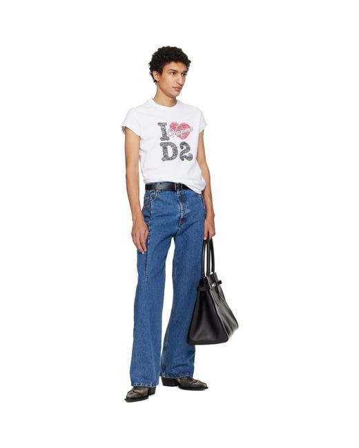 DSquared² Black Simple Buckle Belt for men