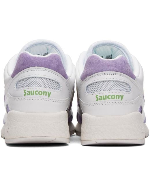 Saucony Black White Shadow 6000 Sneakers for men