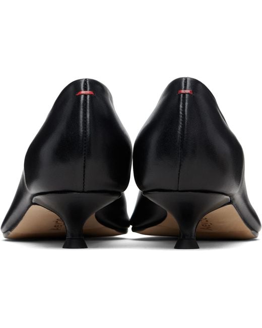 Aeyde Blue Cari Pointed-Toe Heels