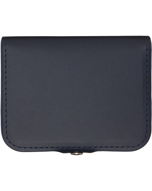 A.P.C. Blue Josh Coin Wallet for men