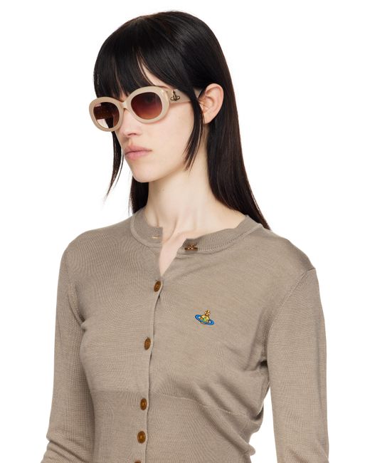 Vivienne Westwood ベージュ Vivienne サングラス Black