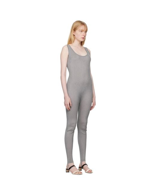 RECTO. Black Stirrup Bodysuit