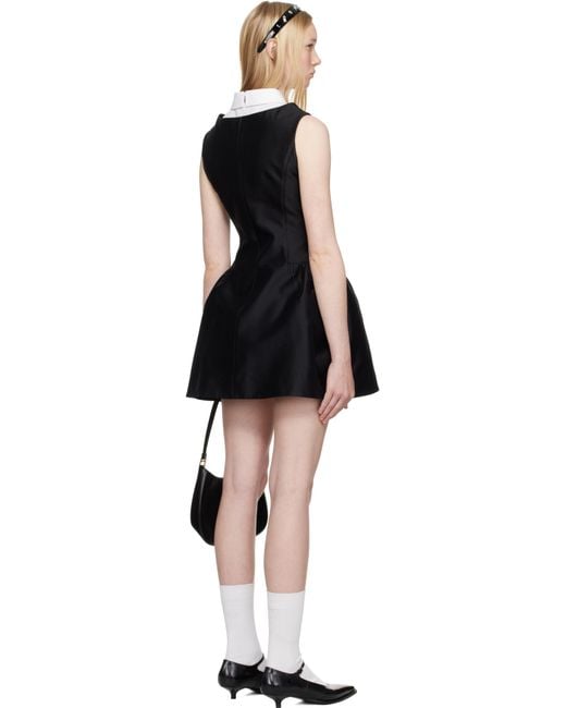 SHUSHU/TONG ブラック ミニワンピース SHUSHU/TONG ブラック ミニワンピース
