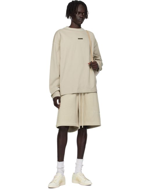 Fear Of God Natural Taupe Classic Fit Long Sleeve T-Shirt for men