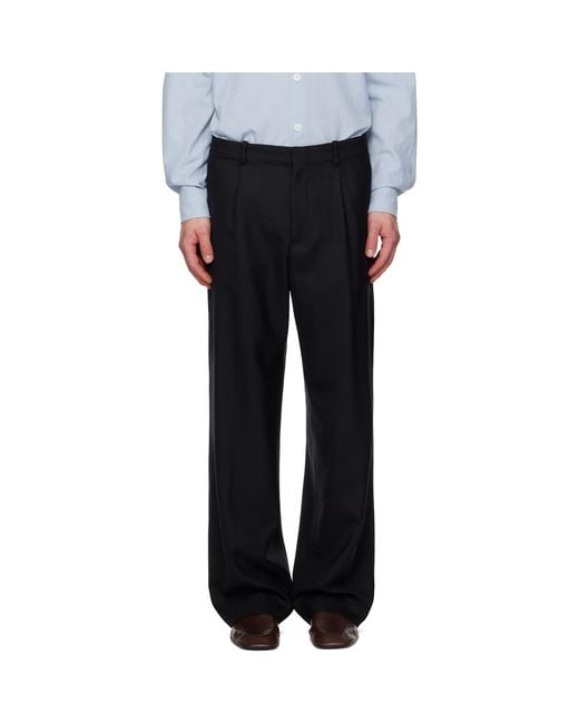 Our Legacy Black Borrowed Chino Trousers for men