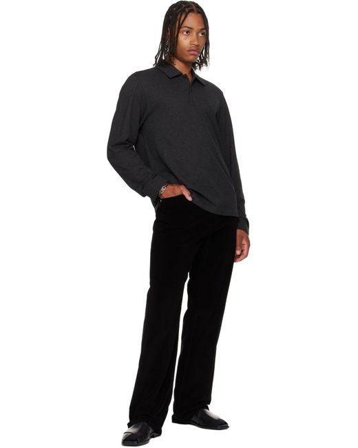 Ferragamo Black Double Gancini Bracelet for men