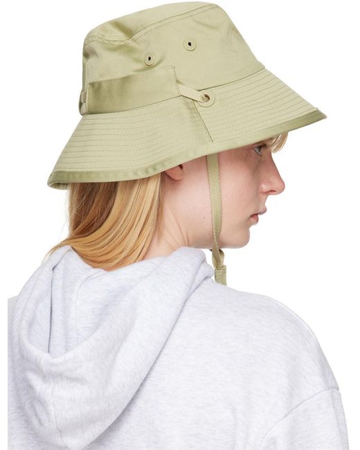 AMI Natural Khaki Ami De Cœur Bucket Hat