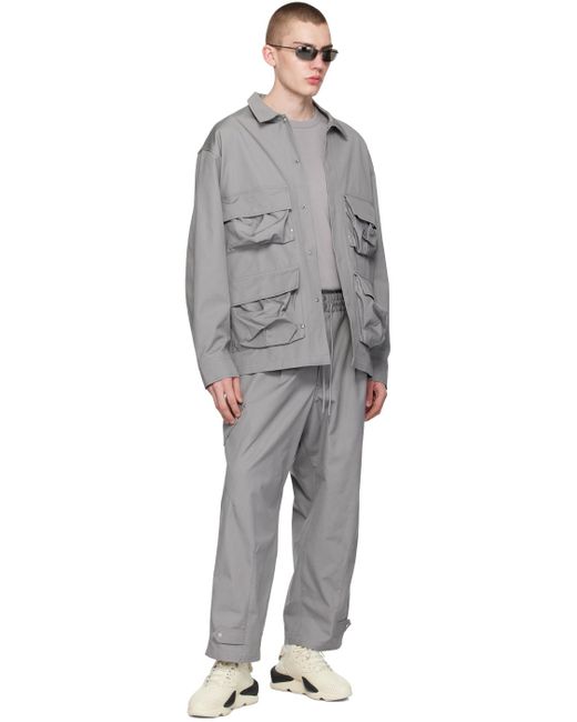 Y-3 Gray Workwear Cargo Pants for men