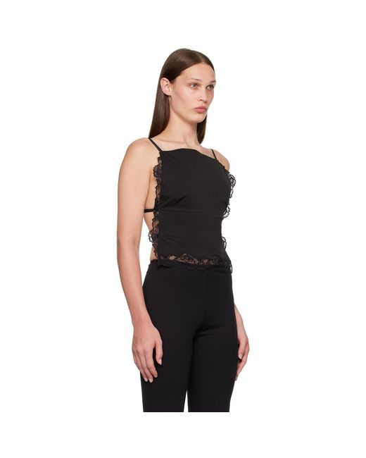 Vaillant Black Square Neck Tank Top
