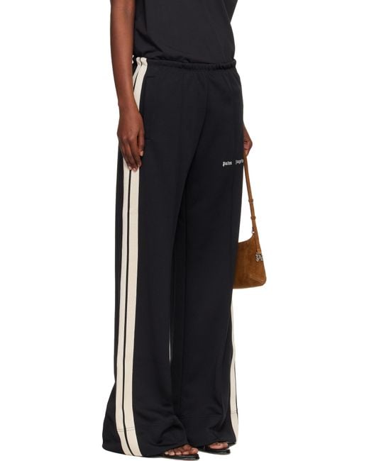Palm Angels Black Classic Logo Track Loose Track Pants