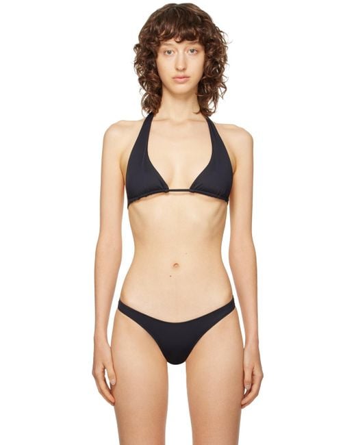 Frankie's Bikinis Diana Bikini Top in Black | Lyst Canada