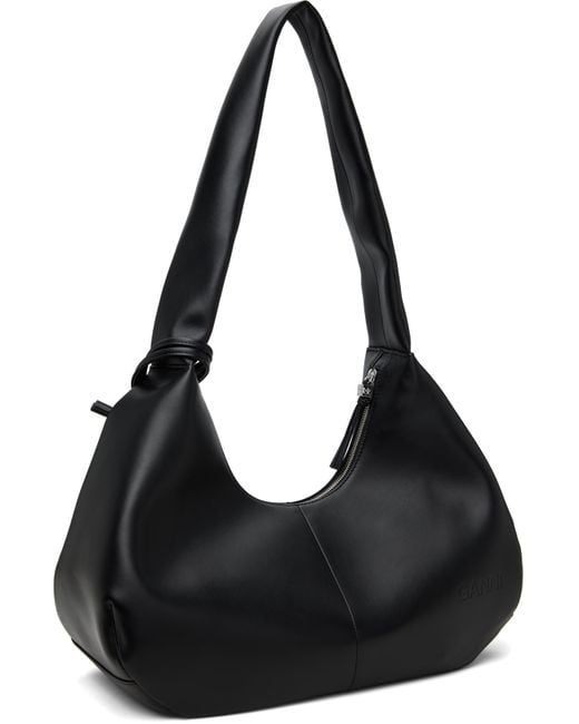 Ganni ブラック ミディアム バッグ Black